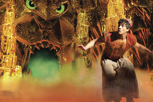 Мюзикл «Аладдин», Broadway, NYC - TiMax2 SoundHub