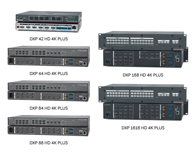 Extron DXP HD 4K Plus, серия устройств
