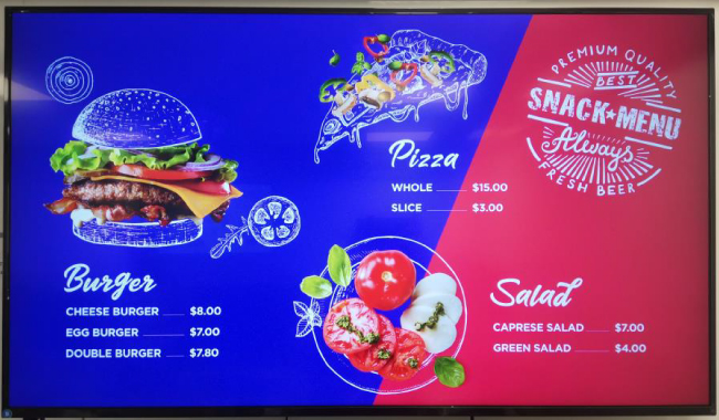 особенно актуально для менюбордов ресторанов