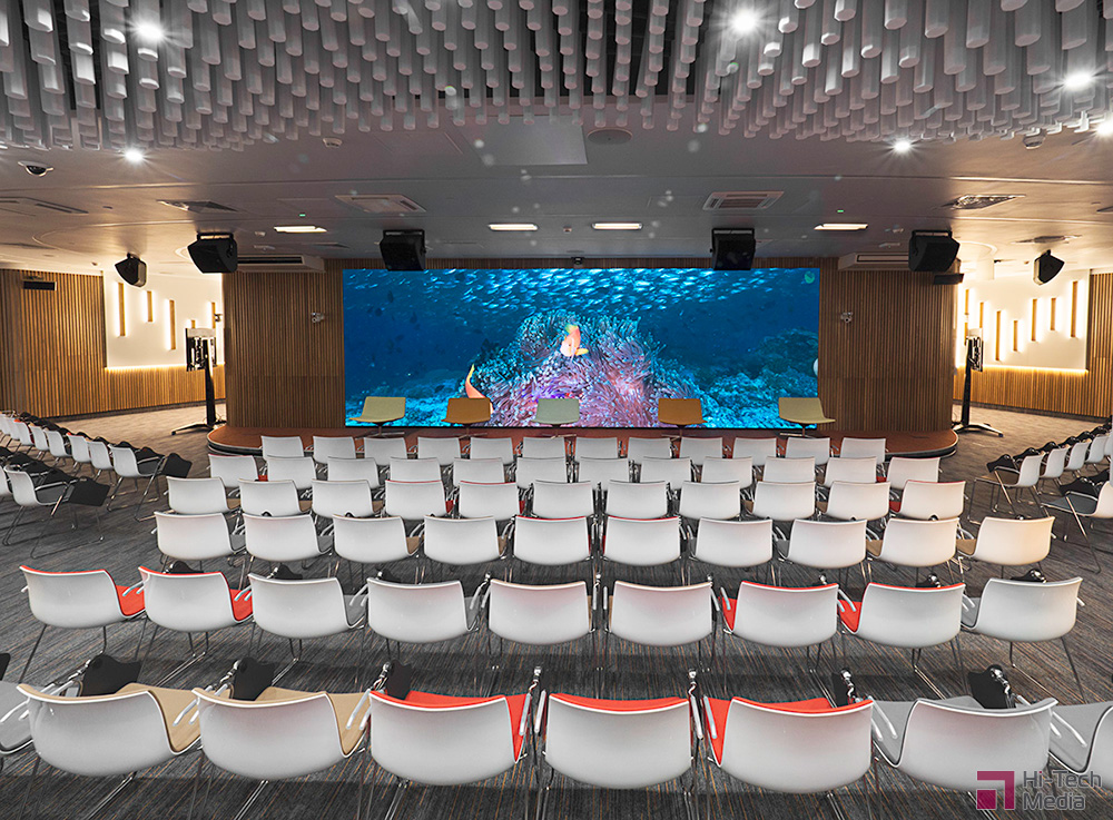 Мультимедийная система многофункционального зала ПАО «Сбербанк России»