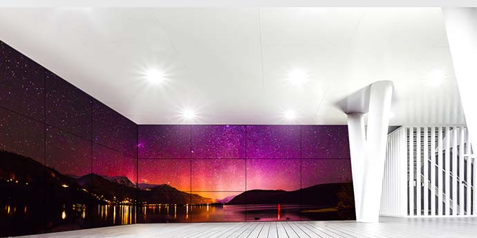 Передовые панели для видеостен LG