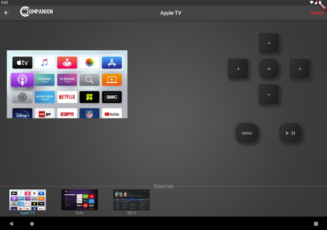 Приложение Companion Control идеально для различных проектов с NHD | 
