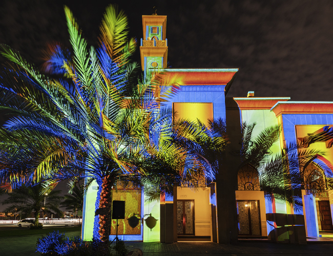 Проекторы Digital Projection преобразили мечеть Хаванейдж в Дубае, фото-6