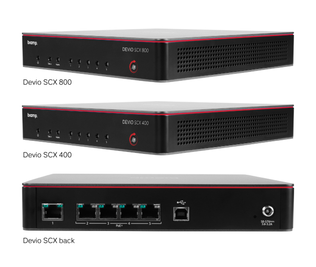 Новая серия Biamp Devio SCX c расширенным функционалом для конференц-залов 