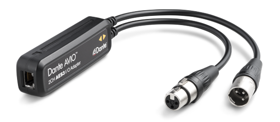 Адаптеры AES3 Audinate AVIO
