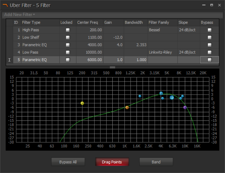 9. Настройка блока Uber Filter
