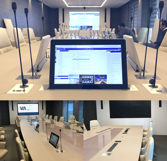 ERT-30/60-AHlink существенно сокращается время на настройку и обслуживание большого количества моторизованного оборудования. Ваш конференц-зал будет идеально подготовлен к мероприятию. Все пройдет на высшем уровне! 