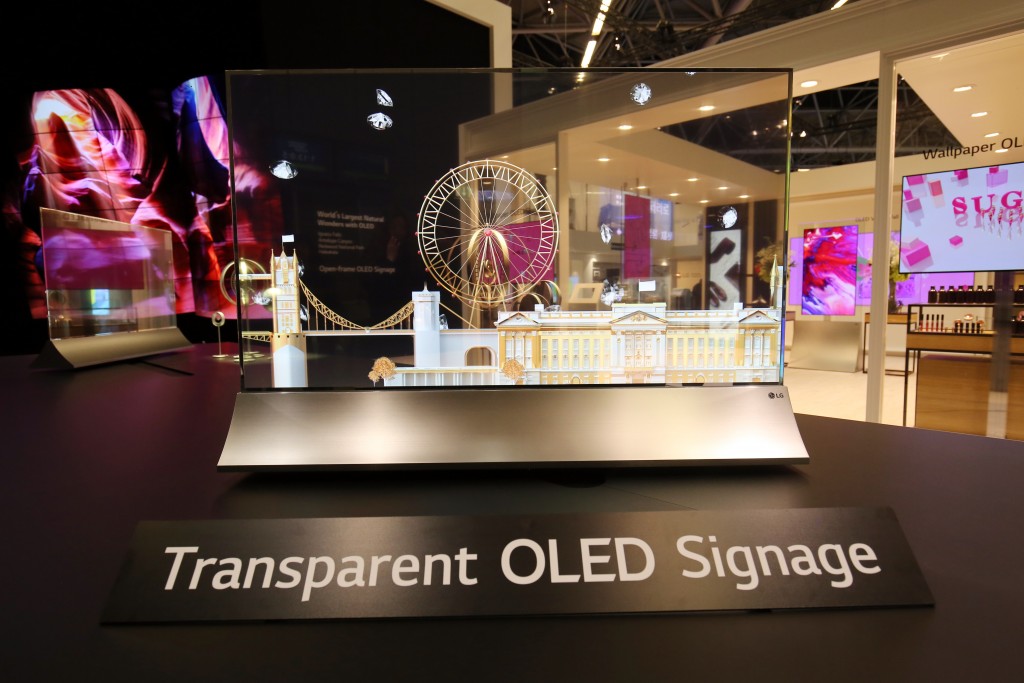 Transparent OLED дисплей